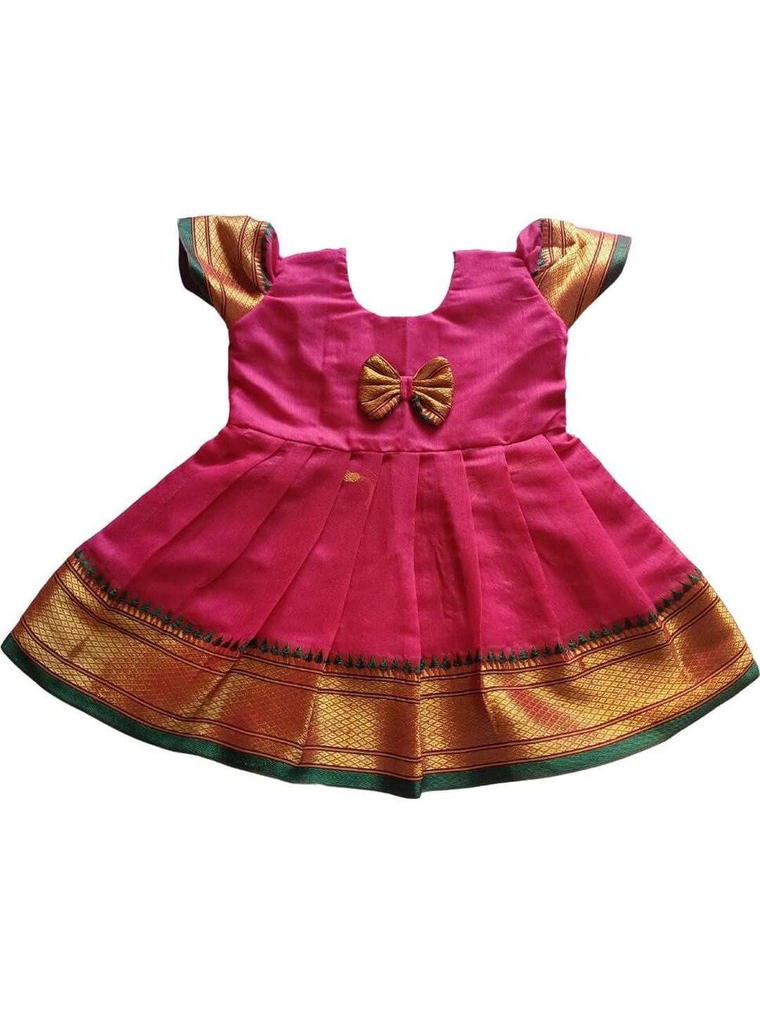 Mom and Me Pink Cotton Dresses