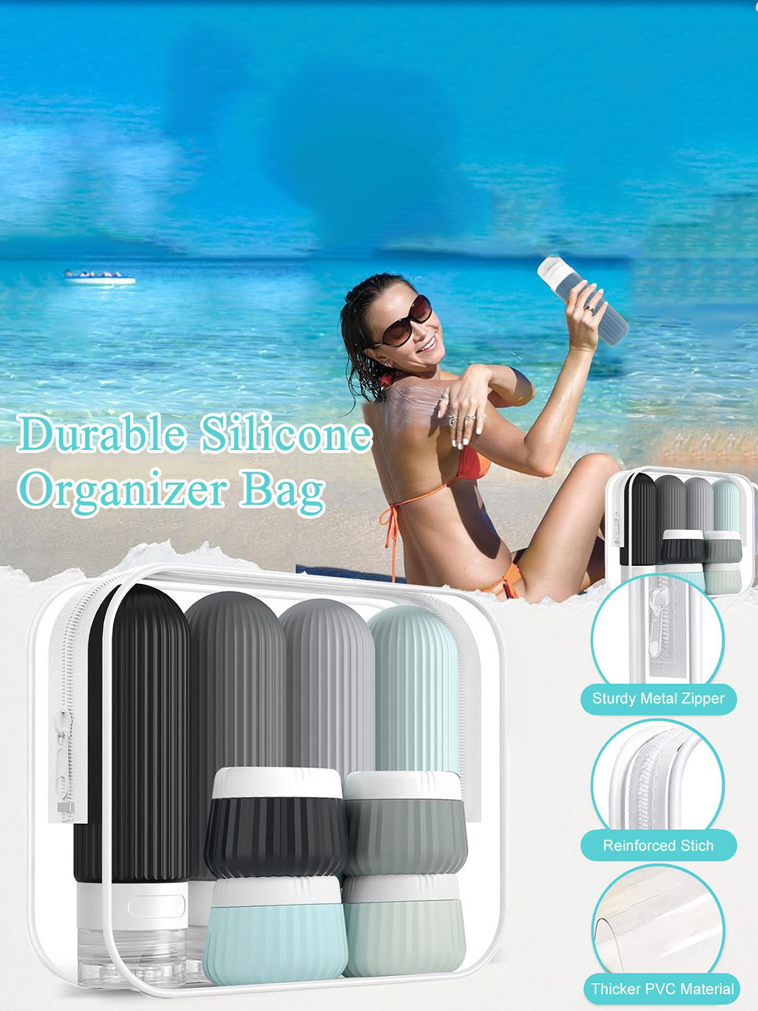 Gustave 8 Pieces Compact Silicone Travel Bottles Travel Accessory