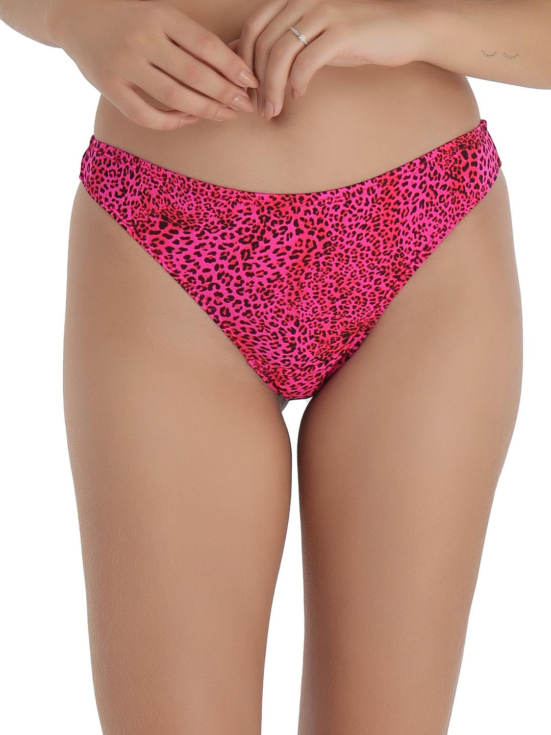 Selfcare Women Mid Rise Super Soft Nylon Lycra Printed Bikini Panties - SN3767