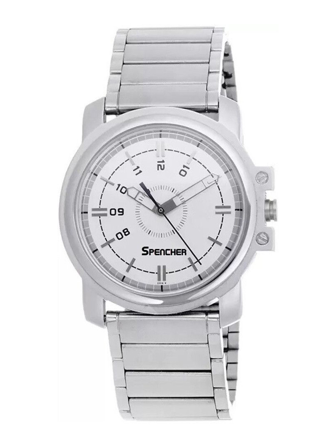 SPENCHER Men Brass Dial & Stainless Steel Straps Multi Function Watch SW 3039Sm01