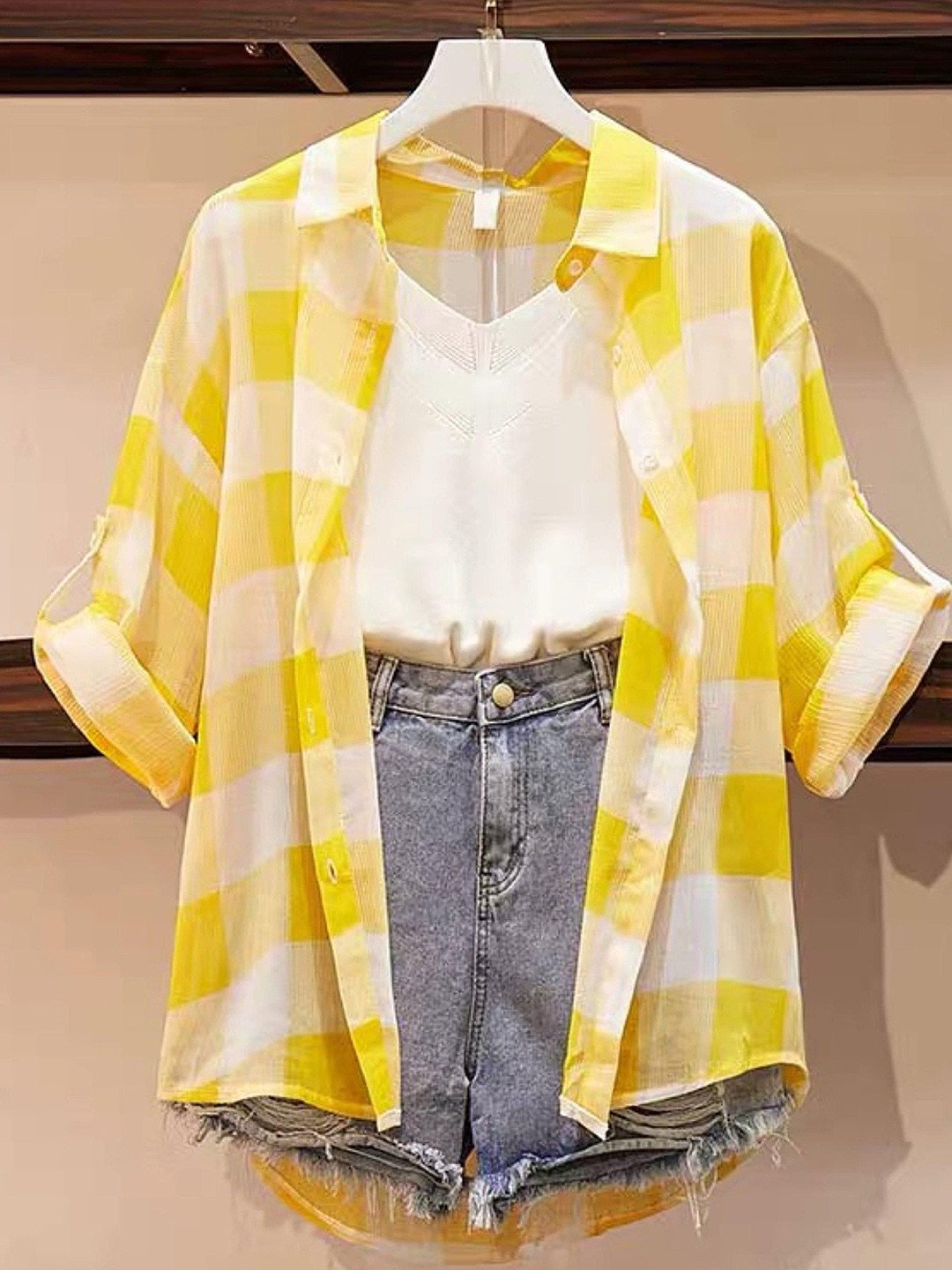 Miss Mosa By Akanksha  Pure Cotton Harold Shirt With Shorts & Top Coord Set