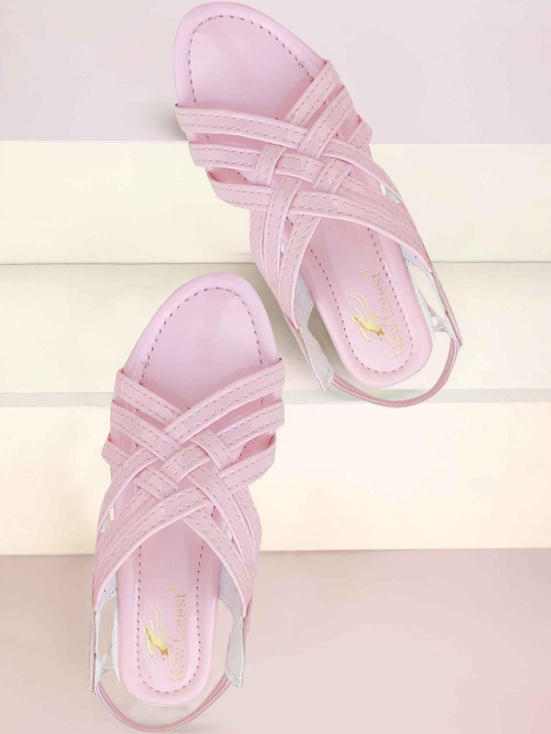 NEW LATEST Pink Girls Sling Back Flats