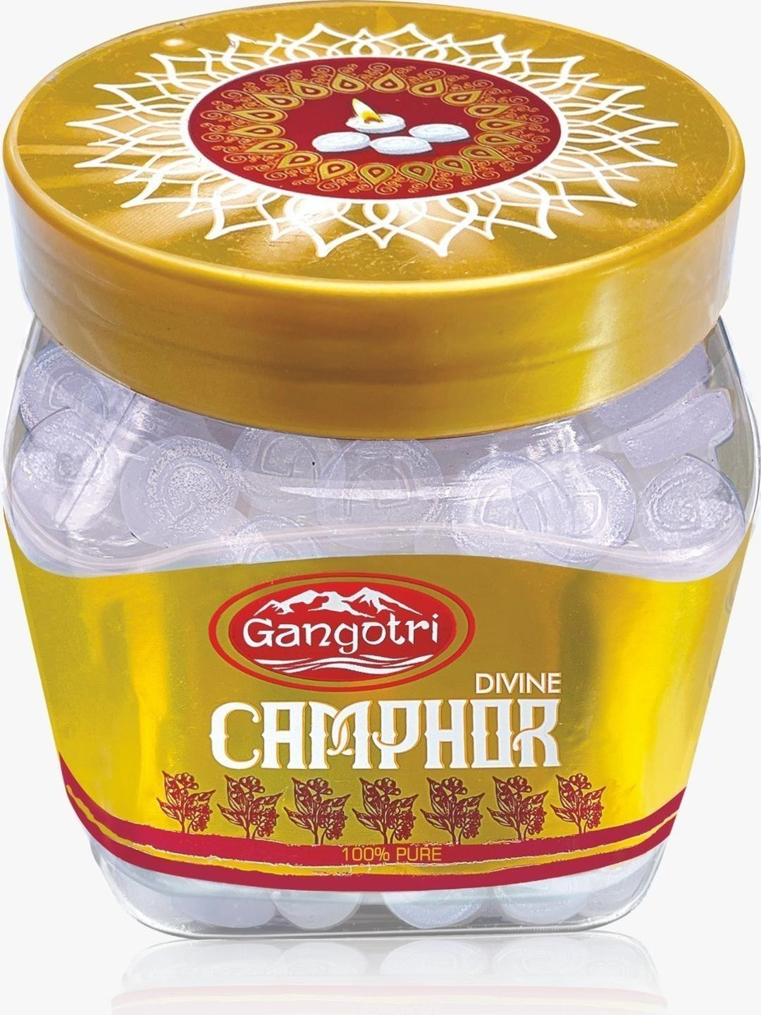 Gangotri Pack Of 3 Camphor Tablet Jar 100 gm