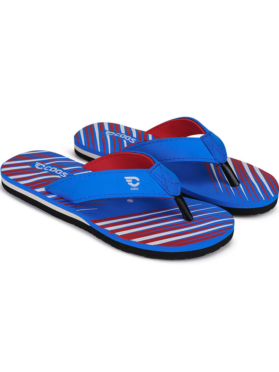 COGS Men Printed Thong Flip-Flops