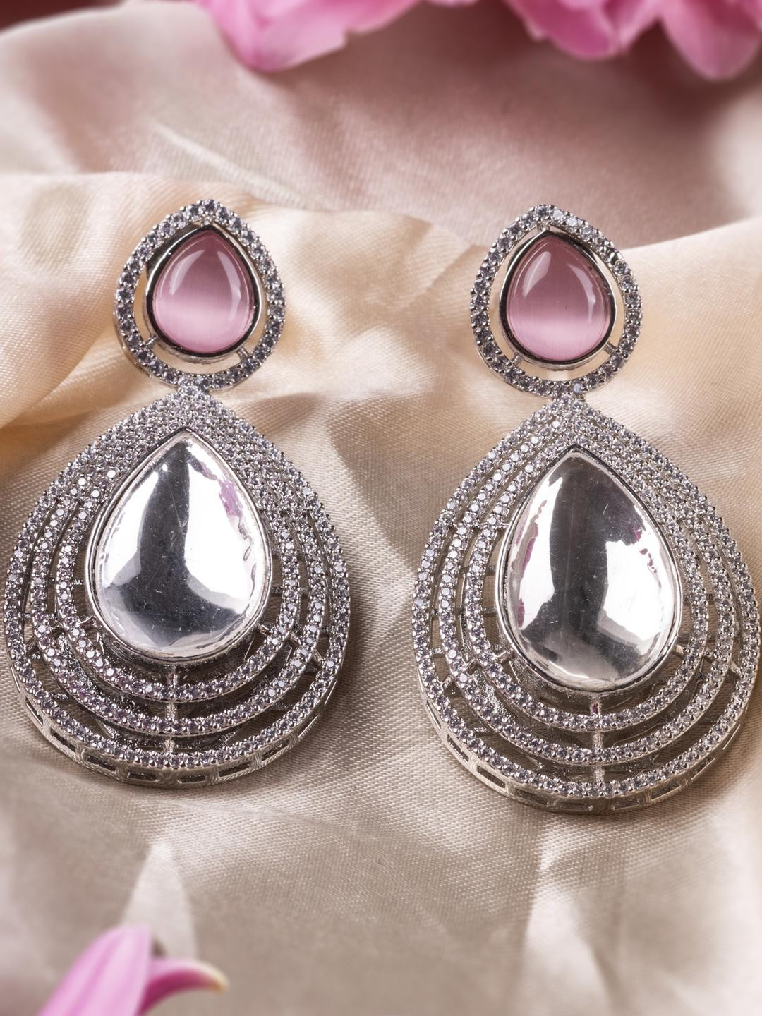 KAYRAH Women Pink Earrings