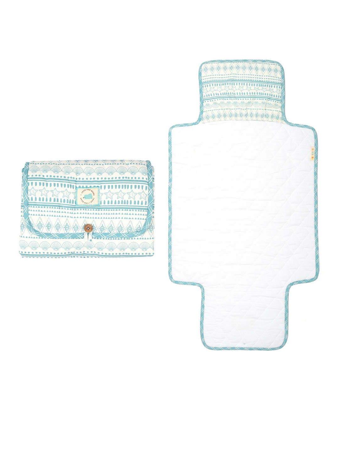 TIDY SLEEP Printed Cotton Lightweight On The Go Mats
