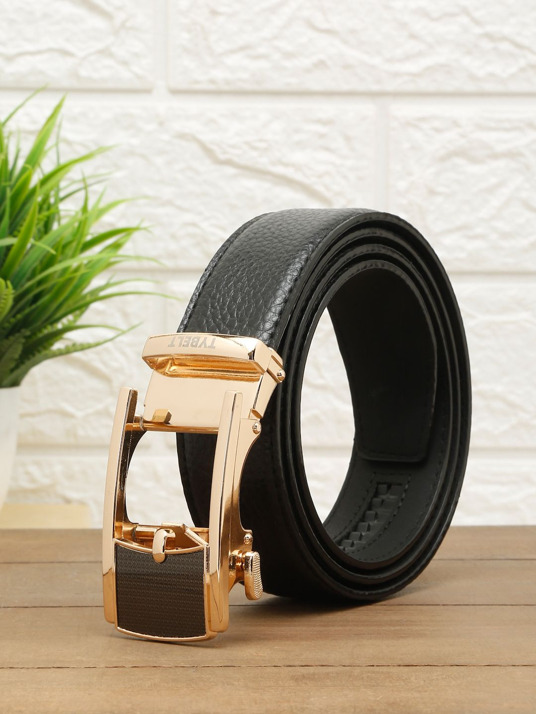 TYBELT Men Textured Leather Belt