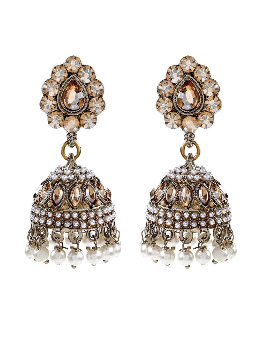 zarmar fashion Dome Shaped Jhumkas Earrings