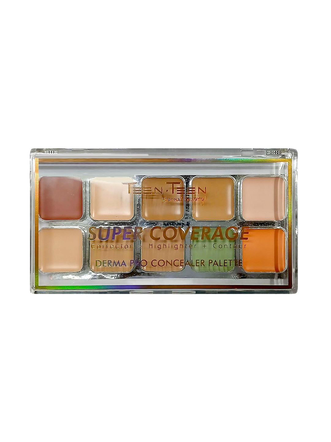 TEEN TEEN COSMETICS Super Coverage Concealer Palette- Shade- 02