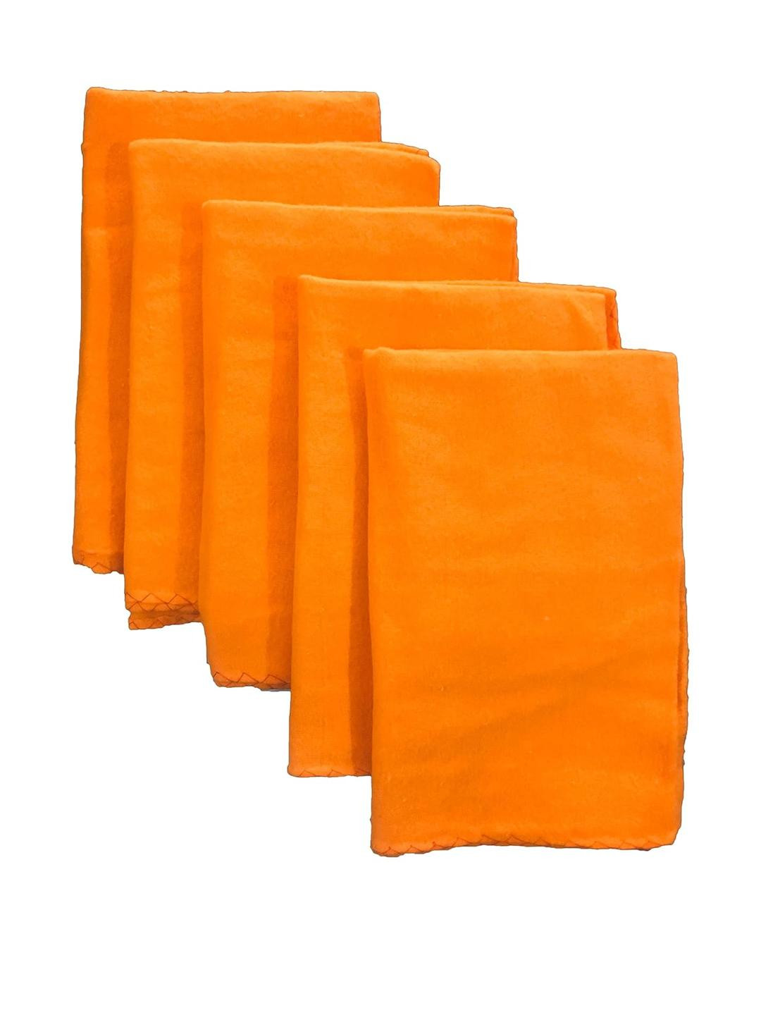 SHOP BY ROOM Pack of 5 Orange Flannel Duster