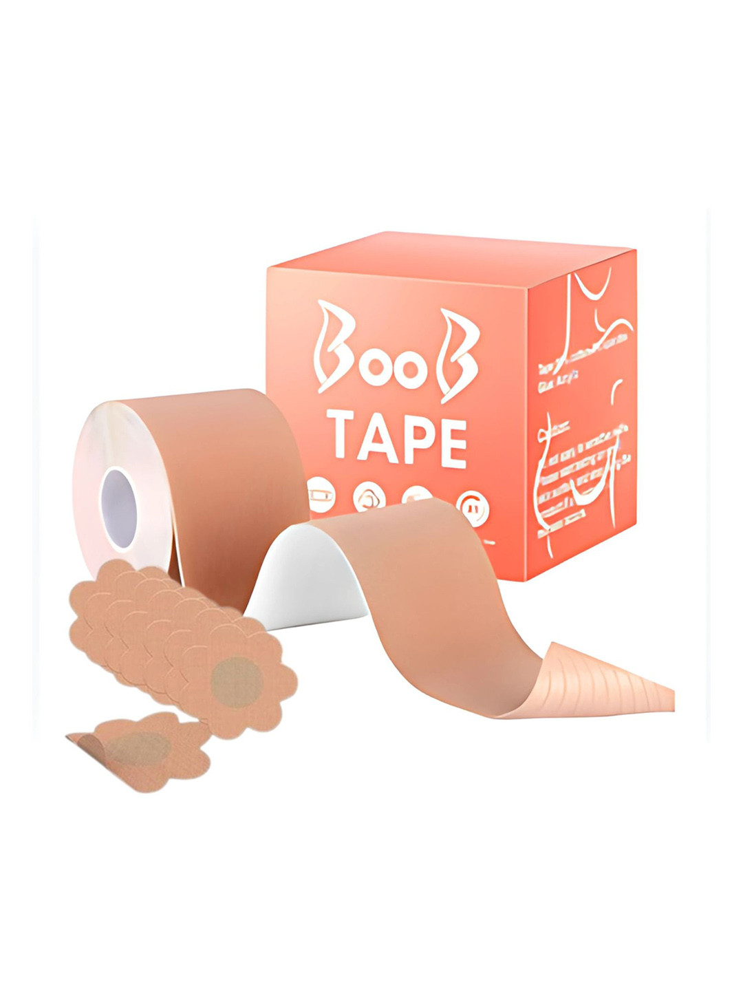 Sizi  Sweat Proof Boob Lift Tapes With Nipple Pasties