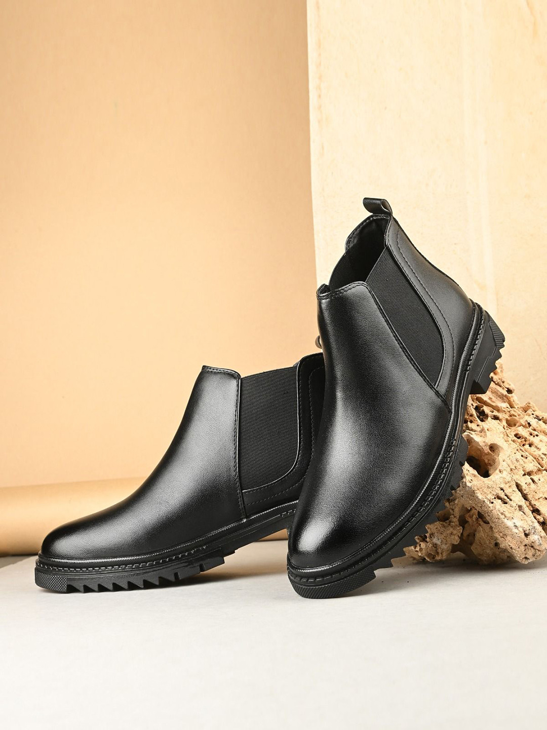 JK Port Men Lightweight Chelsea Boots