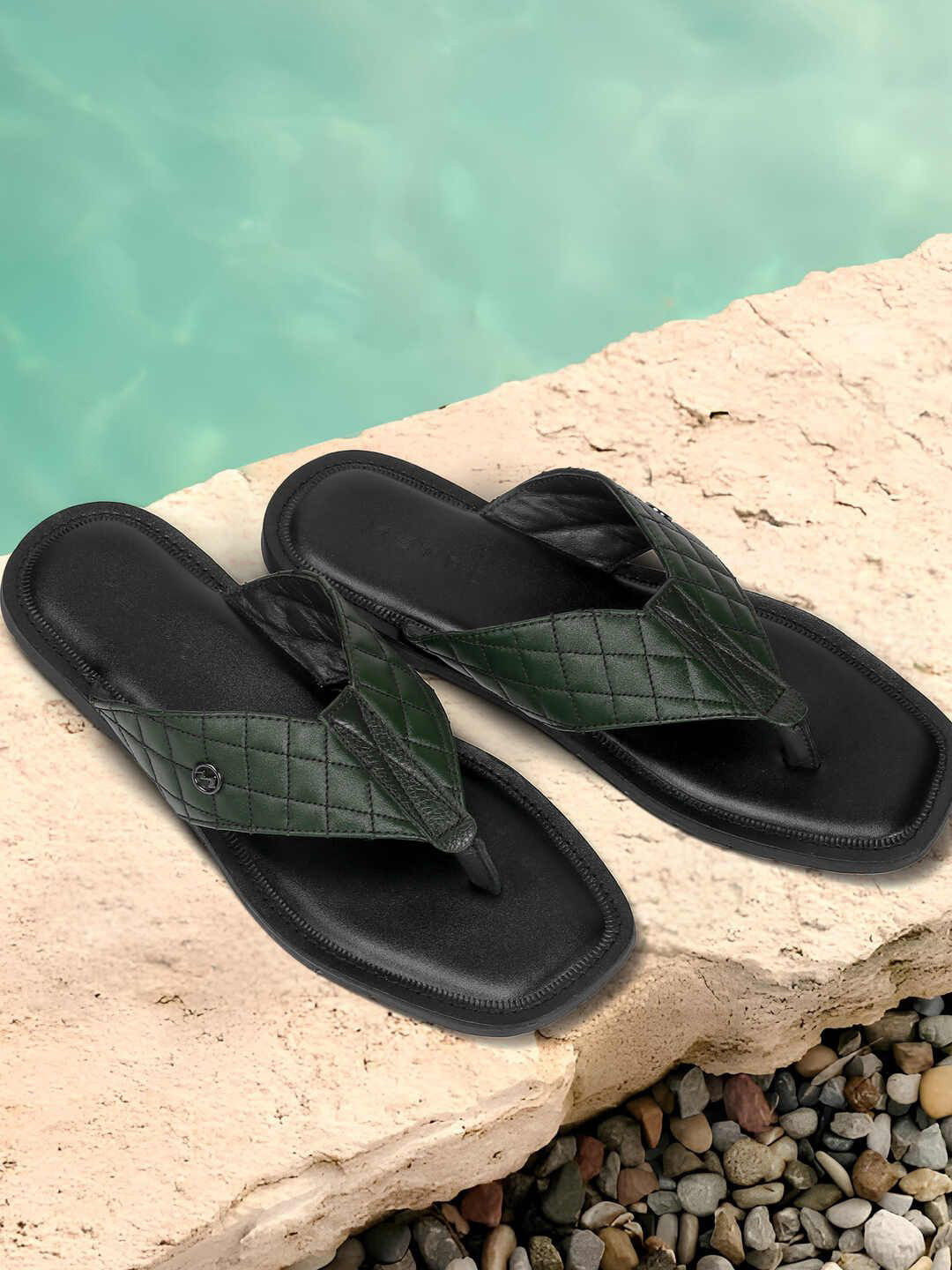 Metro Men Leather Comfort Sandals