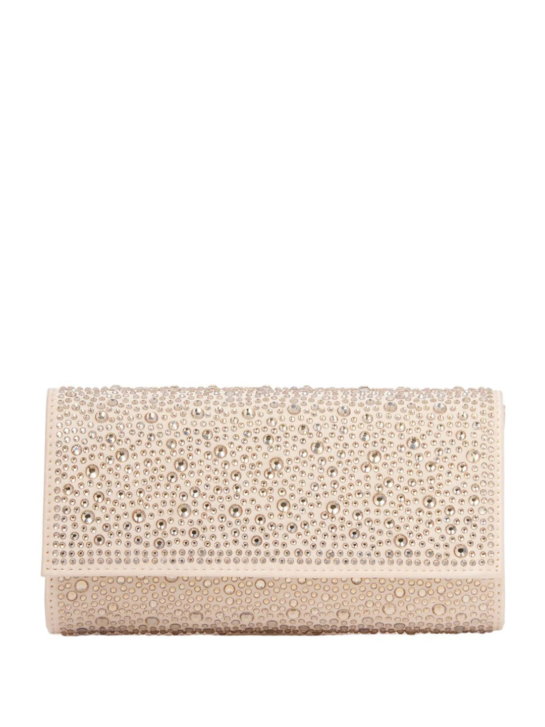 Forever New Embellished Foldover Clutch