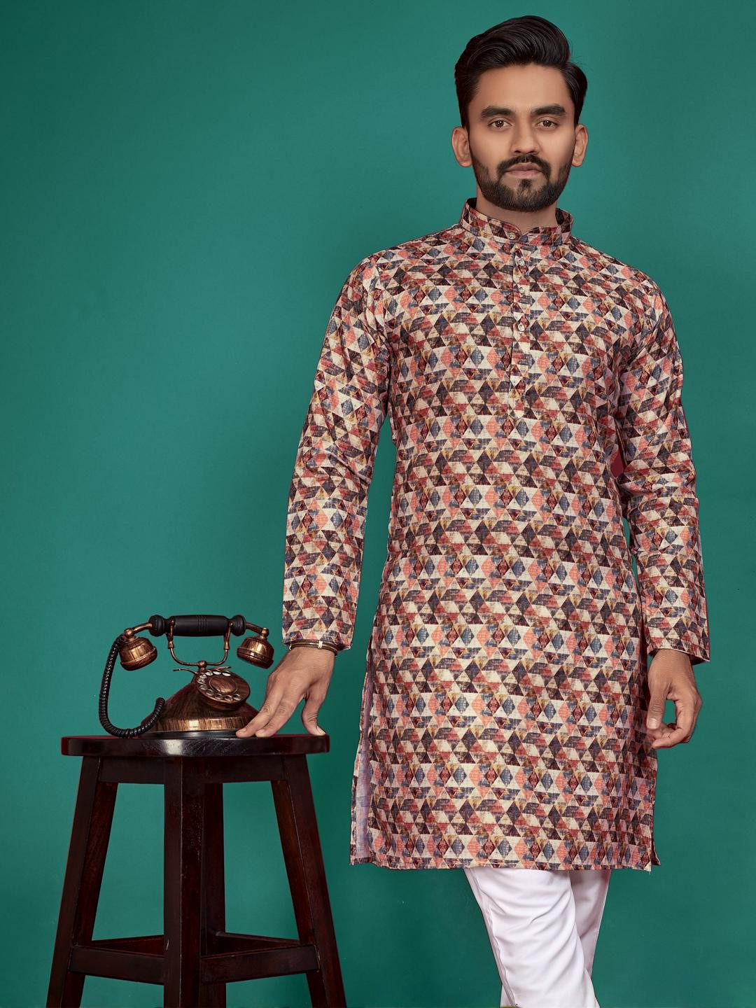 CELLUX Men Multi Kurtas