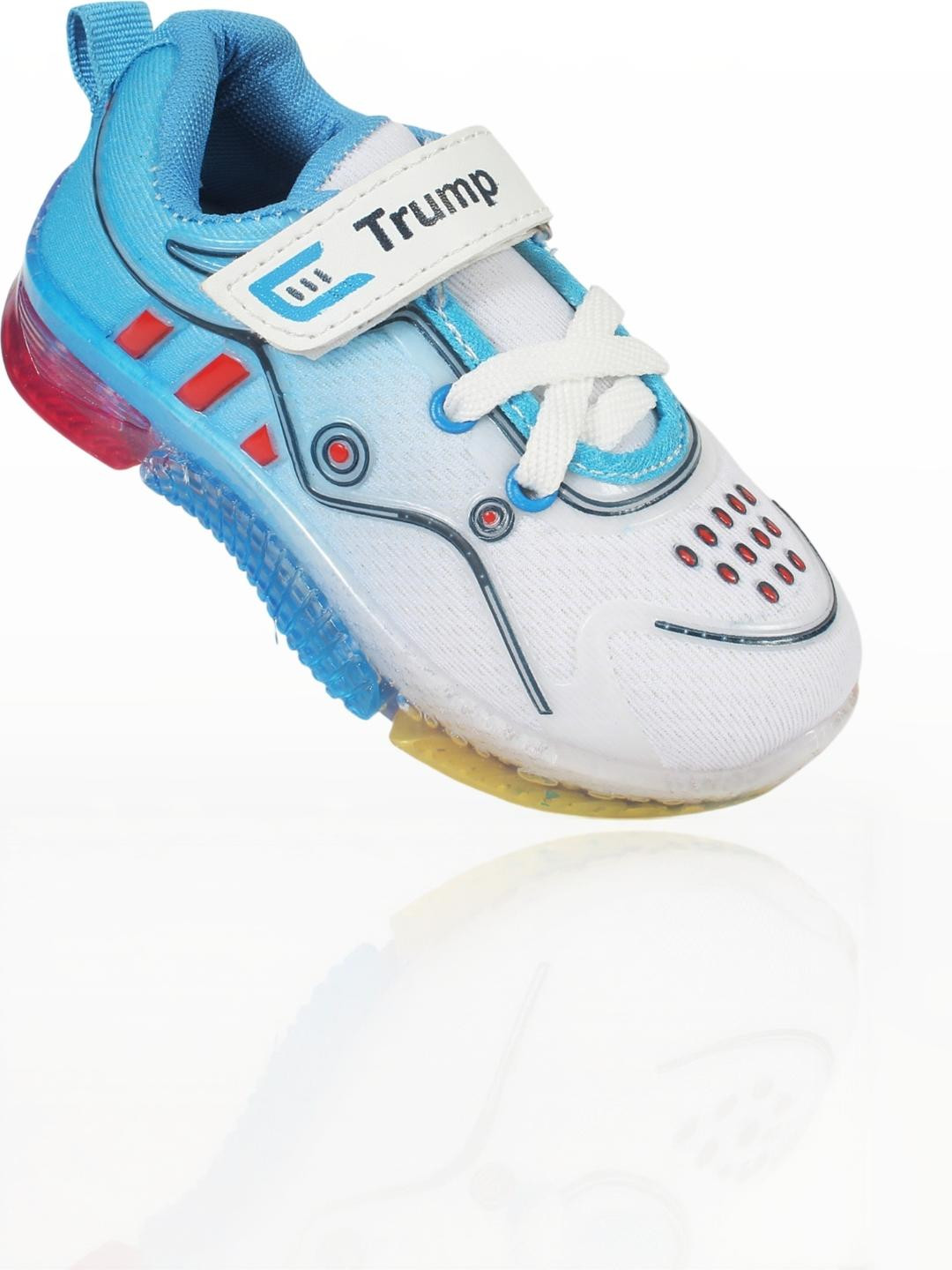 Trump Unisex Kids Multi Colourblocked Printed Lace-ups Trekking Shoes Sneakers