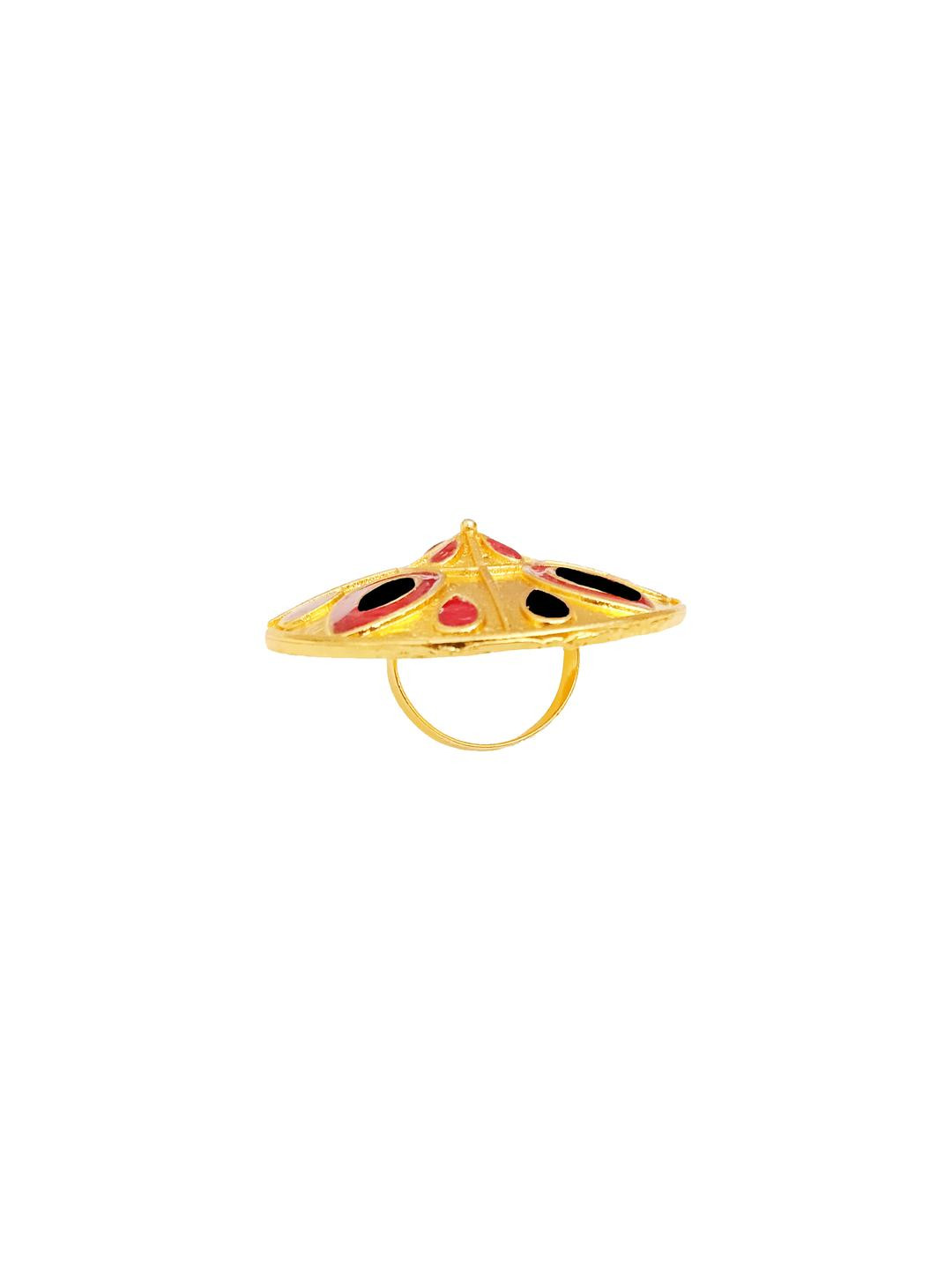 Balaji Gold Women Multi Ring