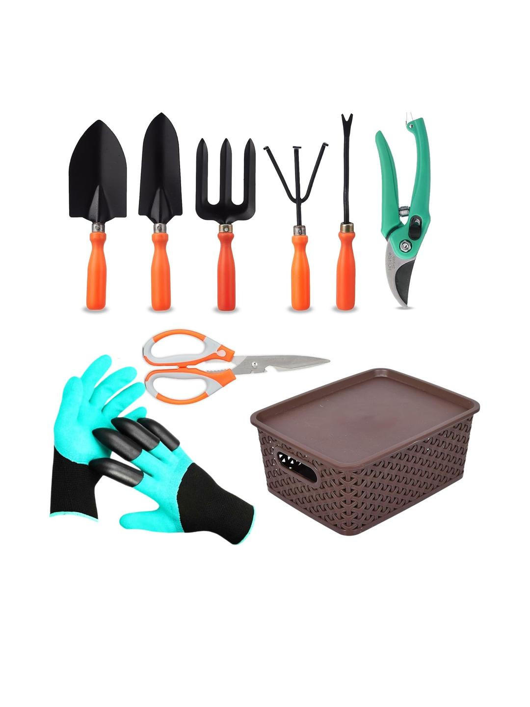 Go Hooked Pack of 9 Gardening Tool Kit