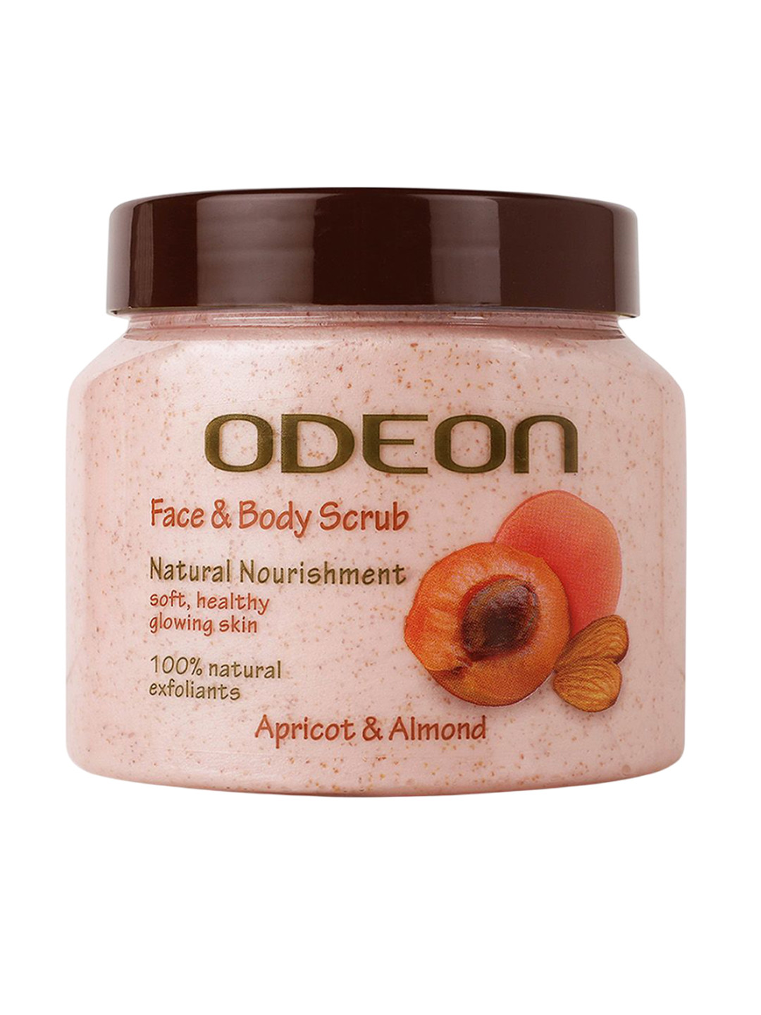 ODEON Nourishing Apricot & Almond Face & Body Scrub- 300 ml