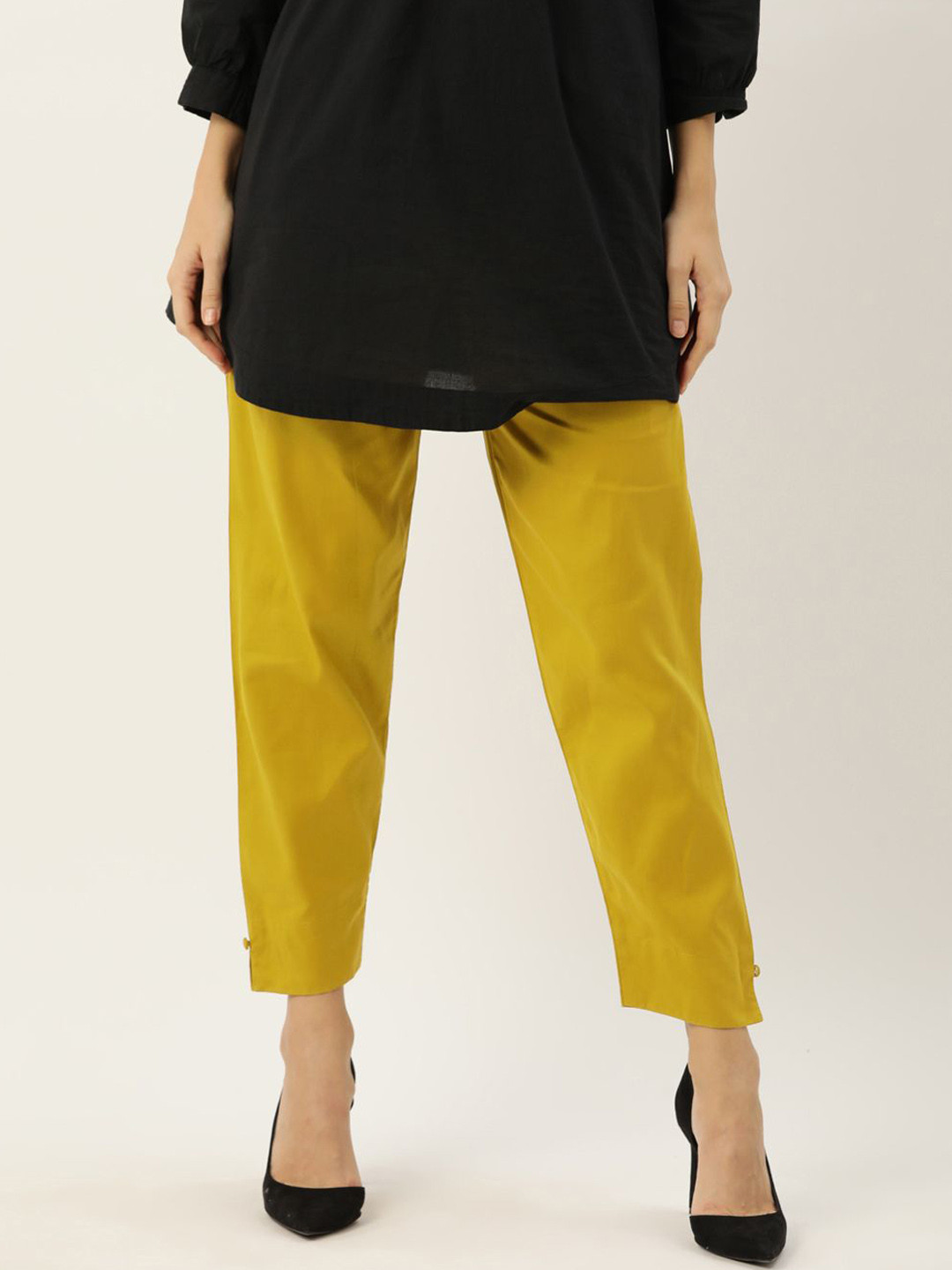 Ms.Lingies Jhodpuri Women Cotton Relaxed Fit Mid-Rise Trousers