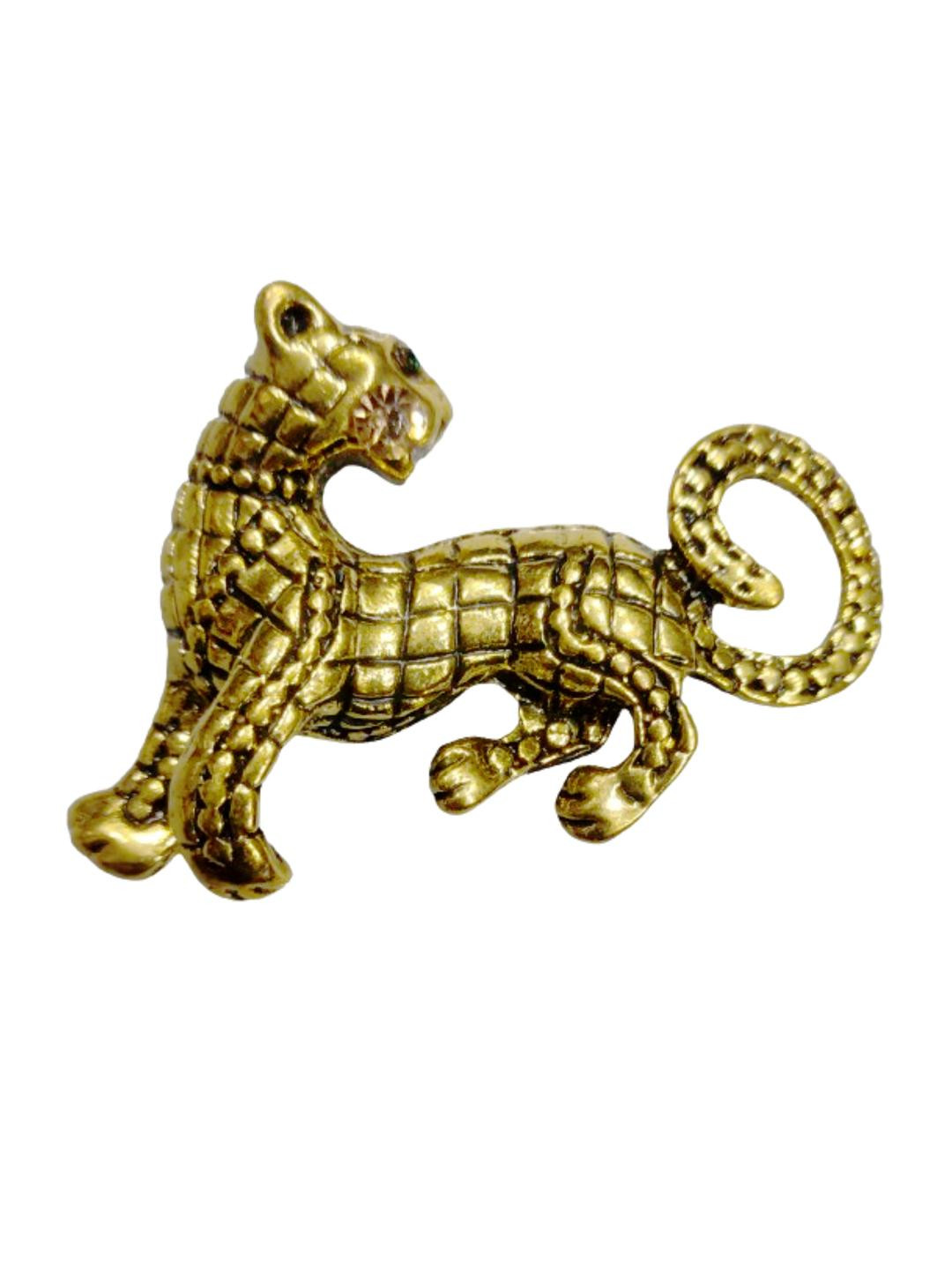 VOICI Adult Gold Plated Tiger Pendant