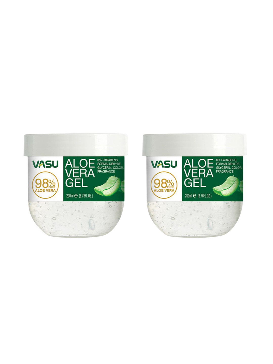 VASU Set Of 2 Aloe Vera Gel - 200 ml Each