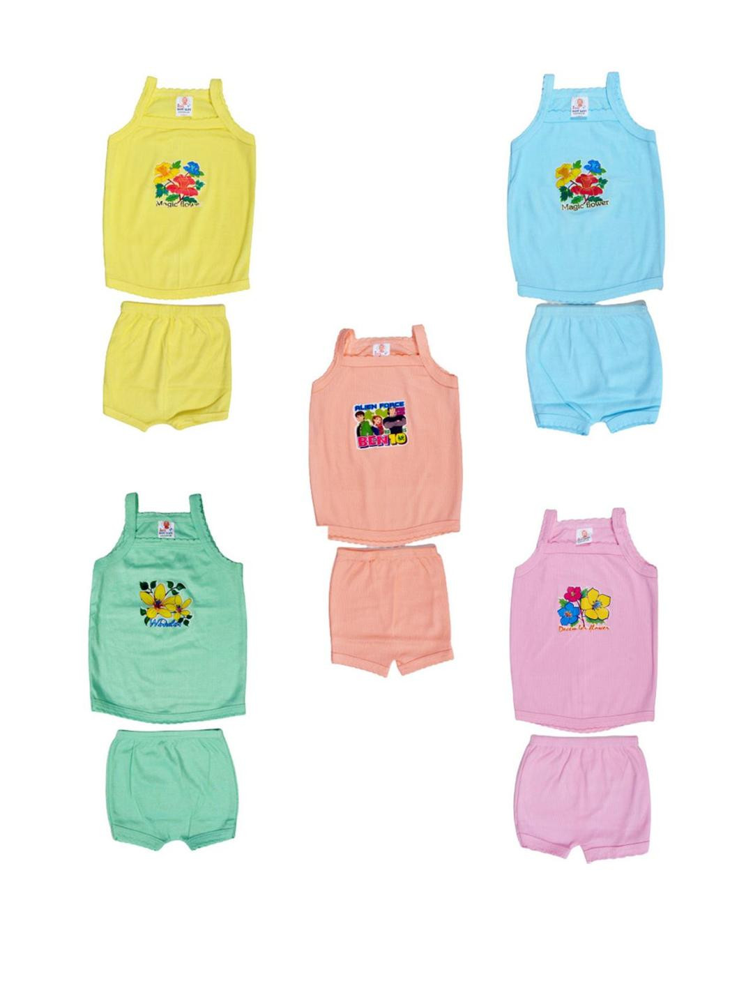 Veecap Baby Set With Printed Top with Shorts