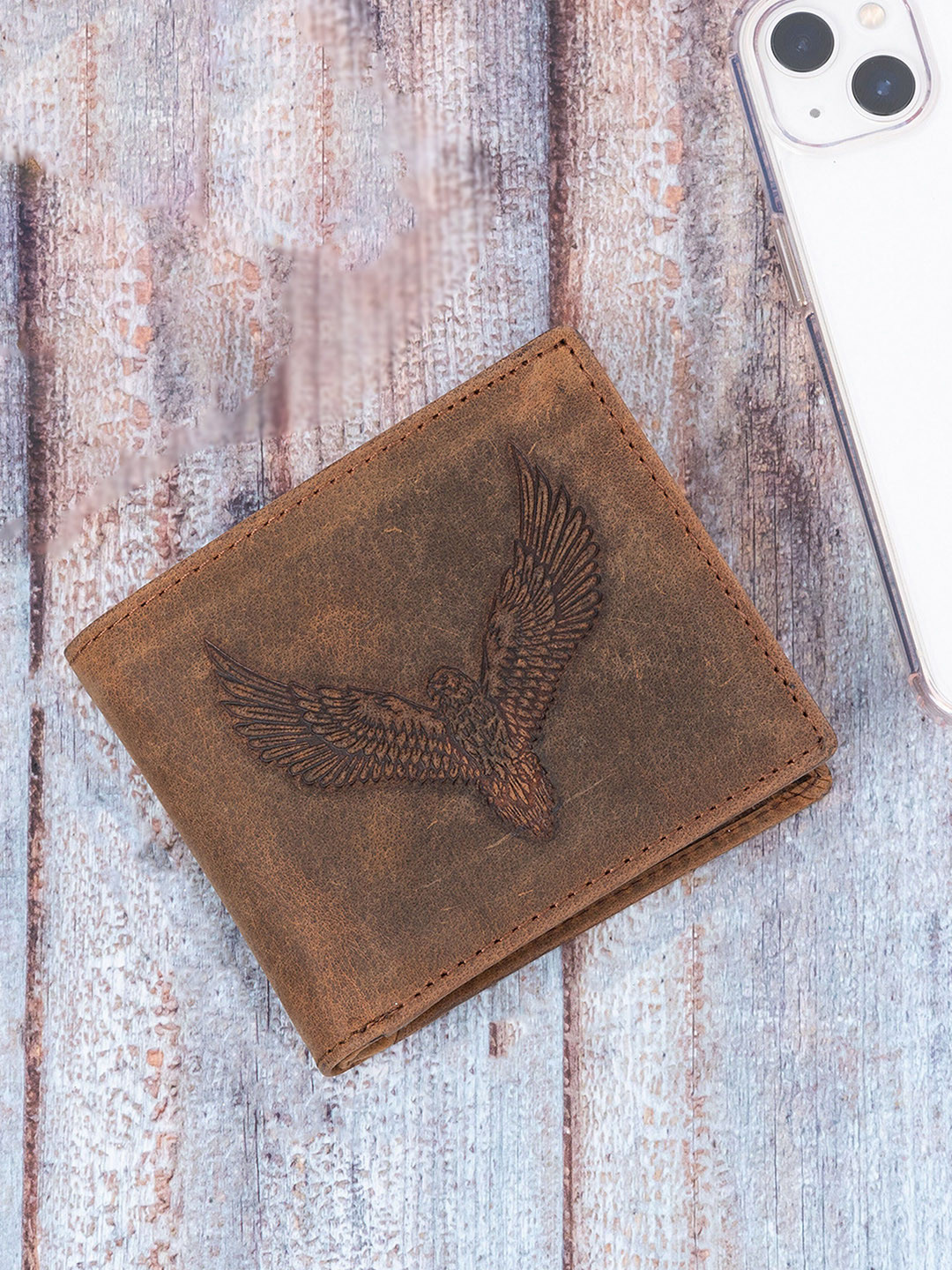 ABOOST Men RFID Protected Genuine Leather Card Holder