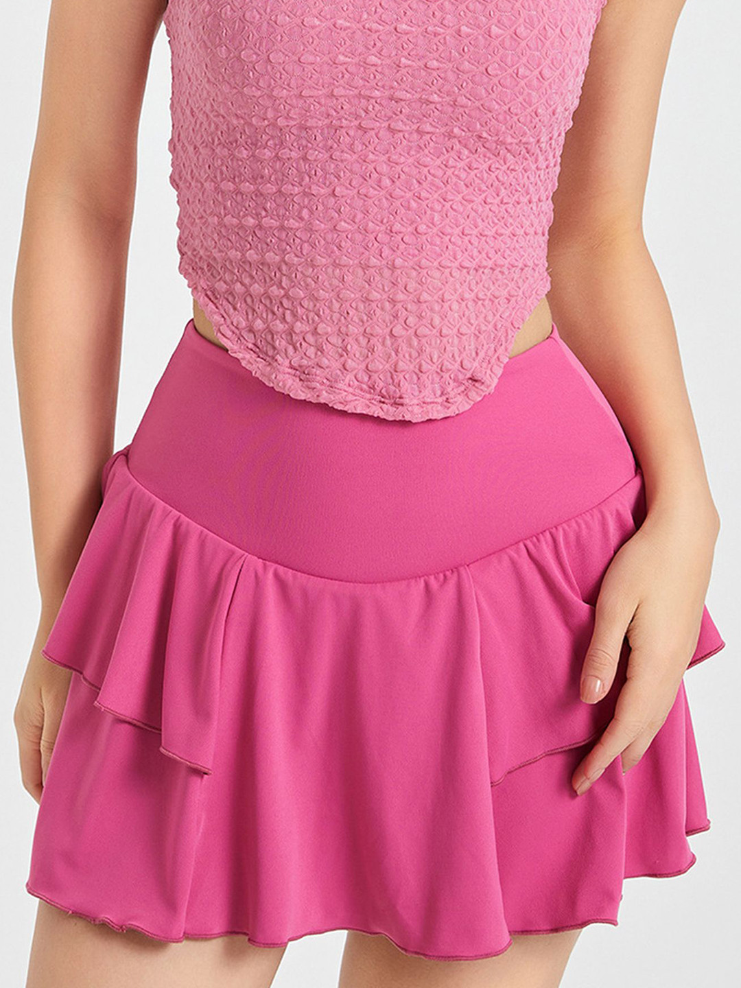 LULU & SKY Women Layered A-Line Tennis Skirts