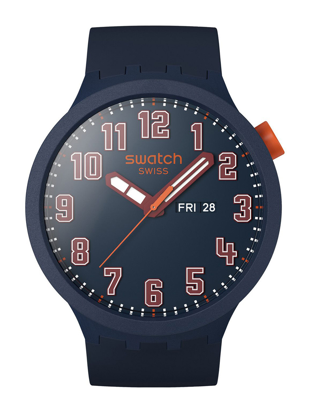 Swatch ESSENTIALLY CONFIDENT Unisex Printed Dial & Straps Analogue Watch SB01S700