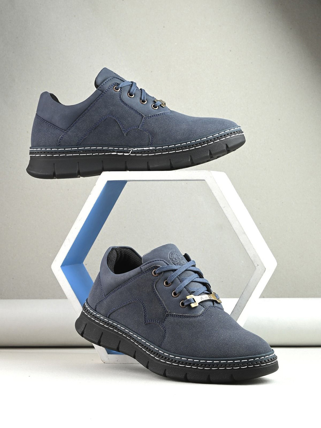 JK Port Men Blue color causal shoes sneakers