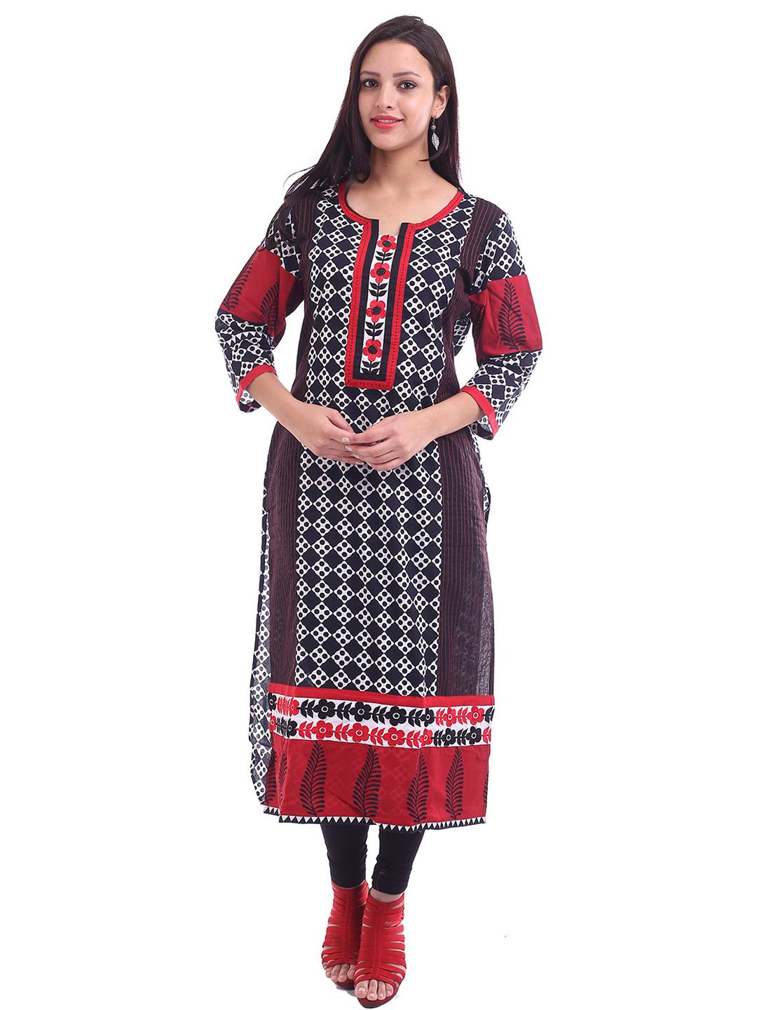 Inara Robes Women Black Kurtas