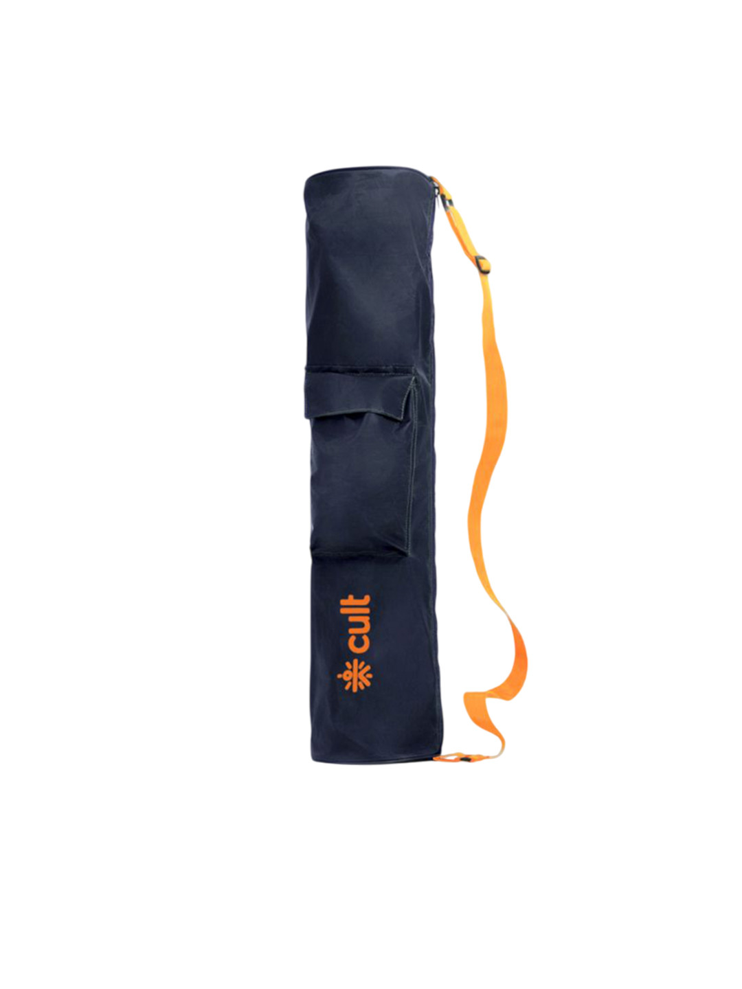 CULT Navy Yoga Mat Bag with Adjustable Shoulder Strap Fits Up to 6mm Mat