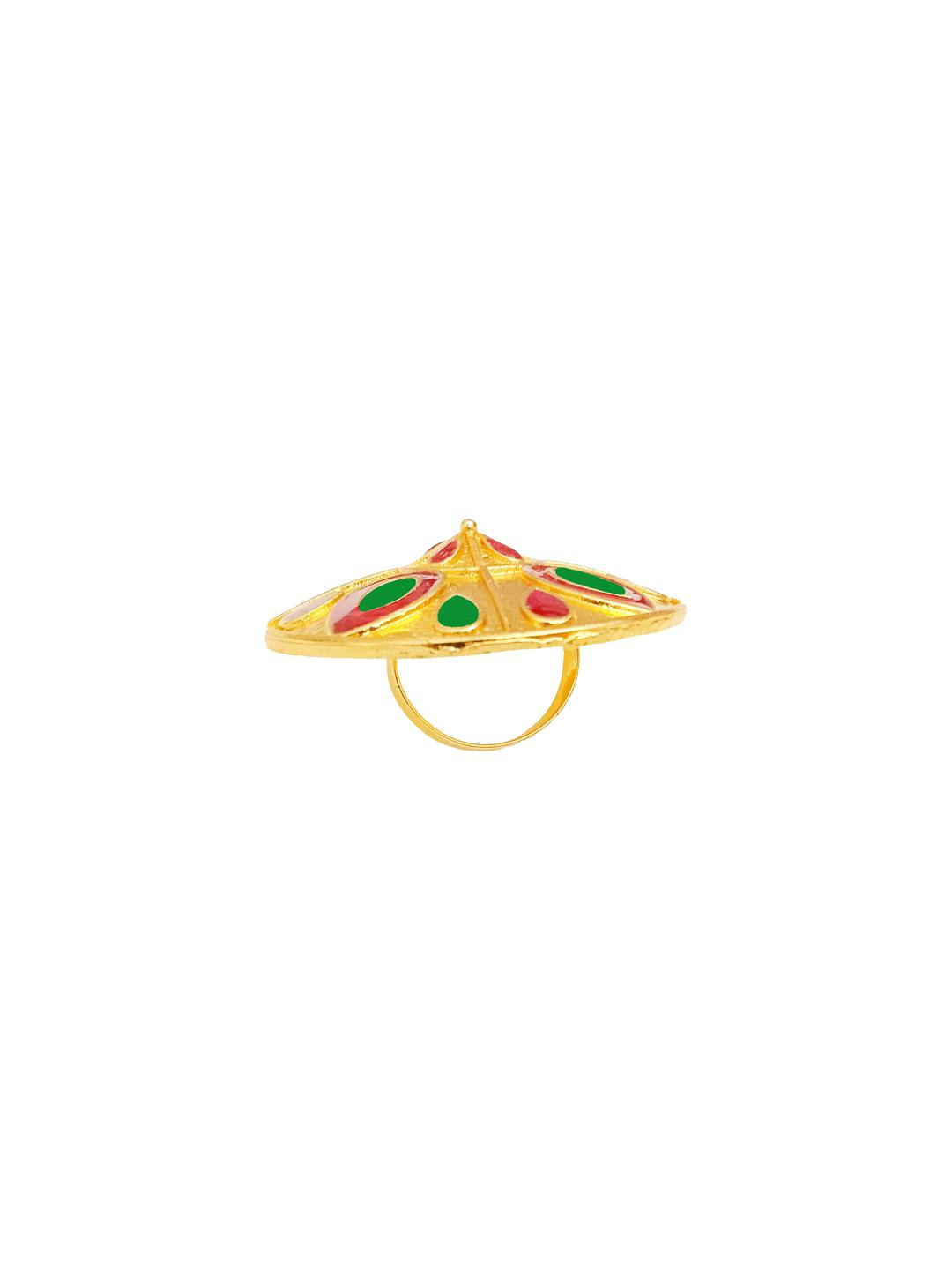 Balaji Gold Women Multi Ring