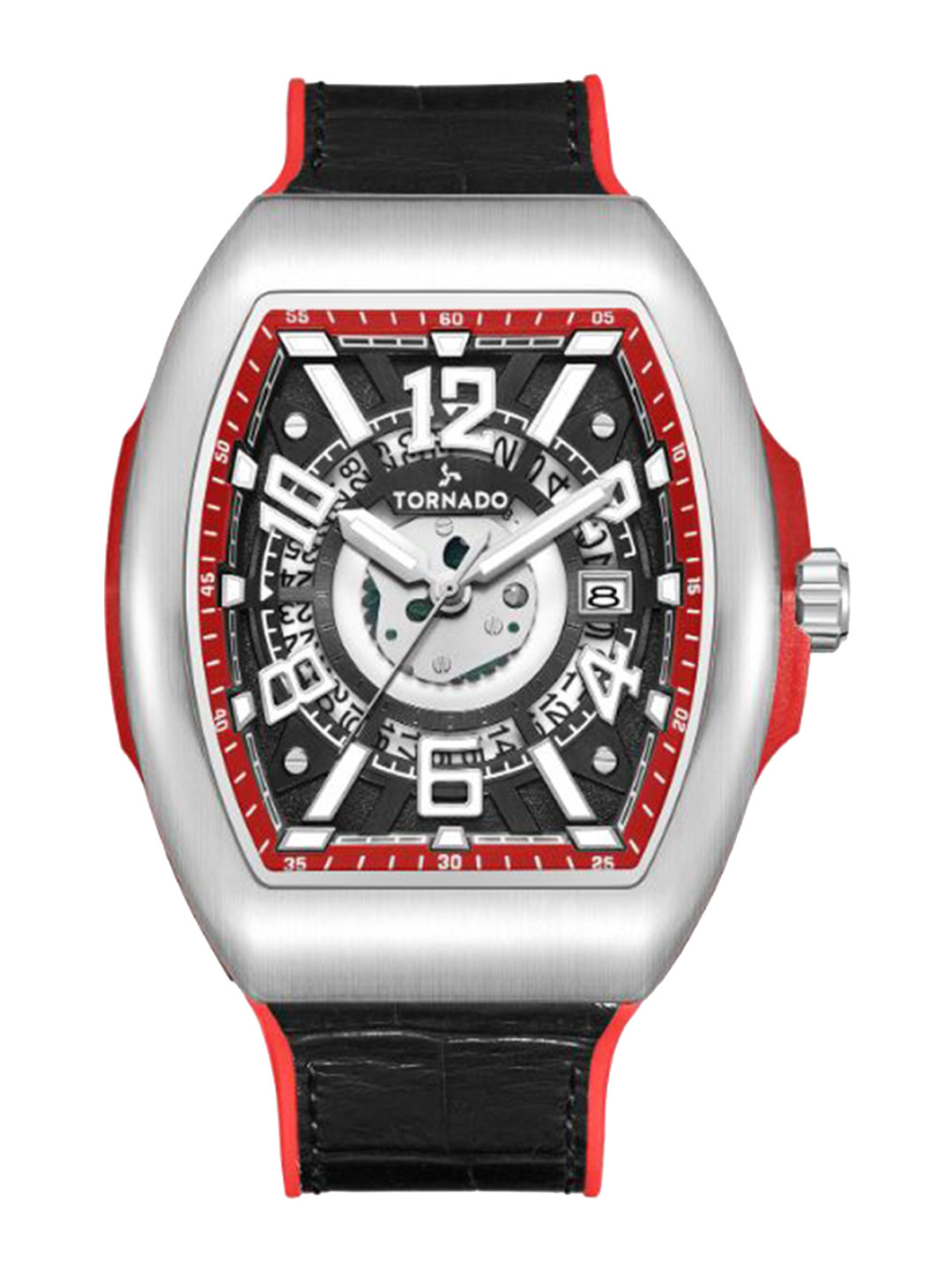 TORNADO Men Dial & Leather Straps Analogue Chronograph Watch T25301-SLBBR