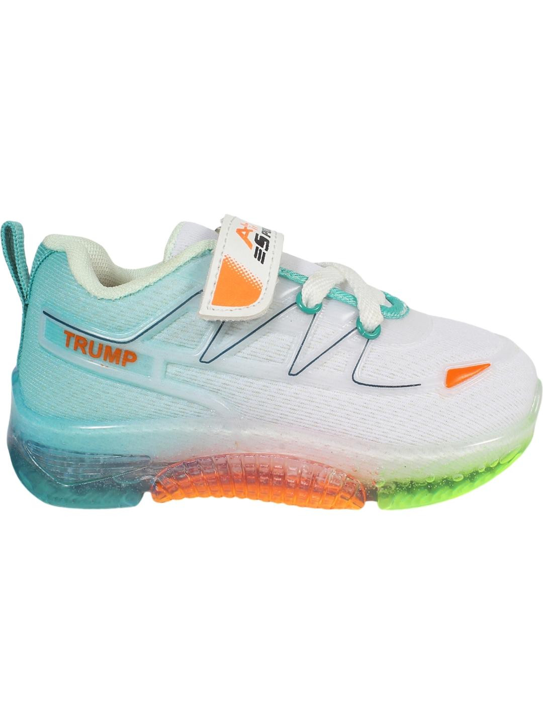 Trump Unisex Kids Sea Green Trekking Shoes