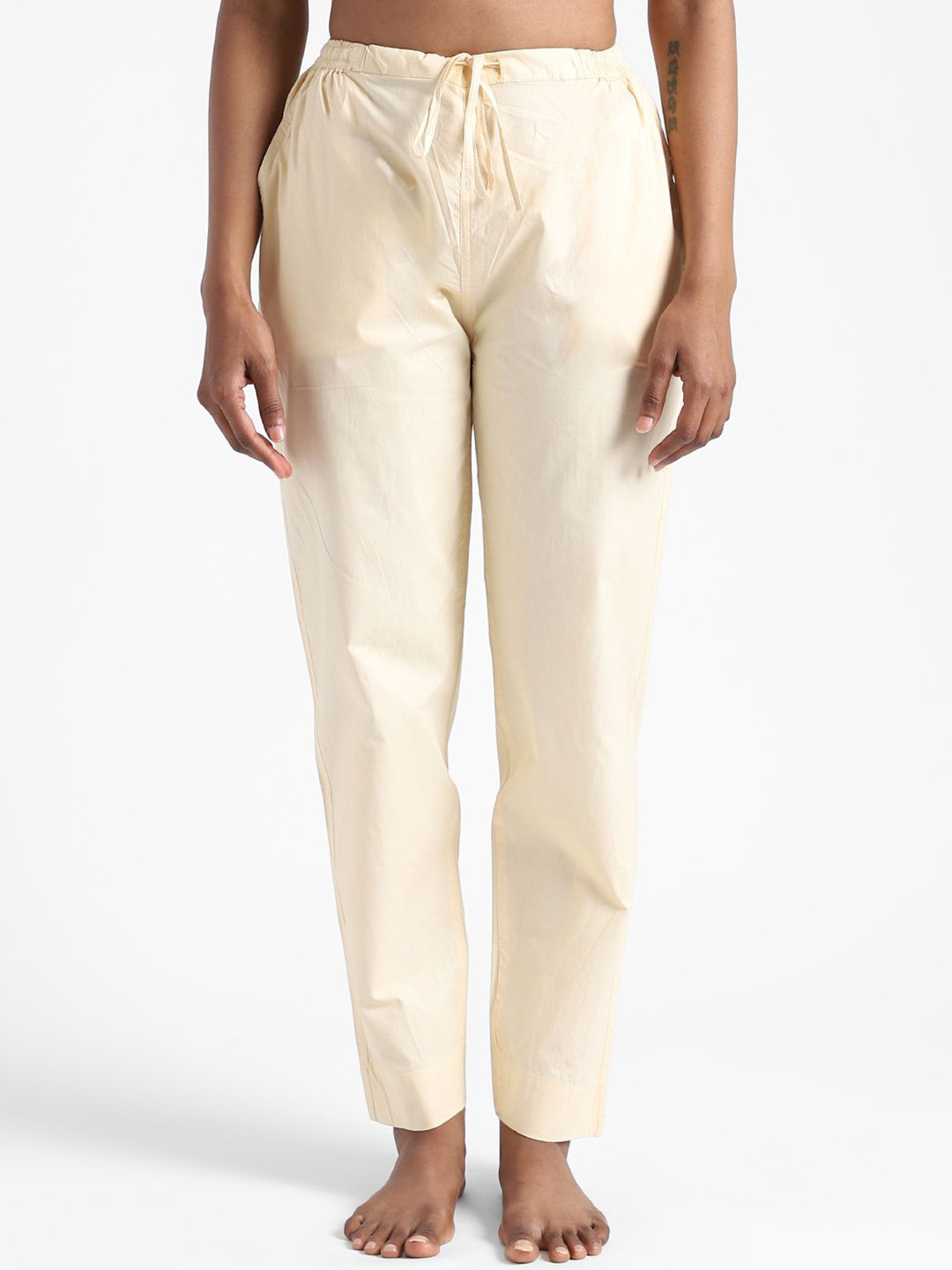 livbio Organic Cotton & Natural Dyed Slim-Fit Lounge Pant