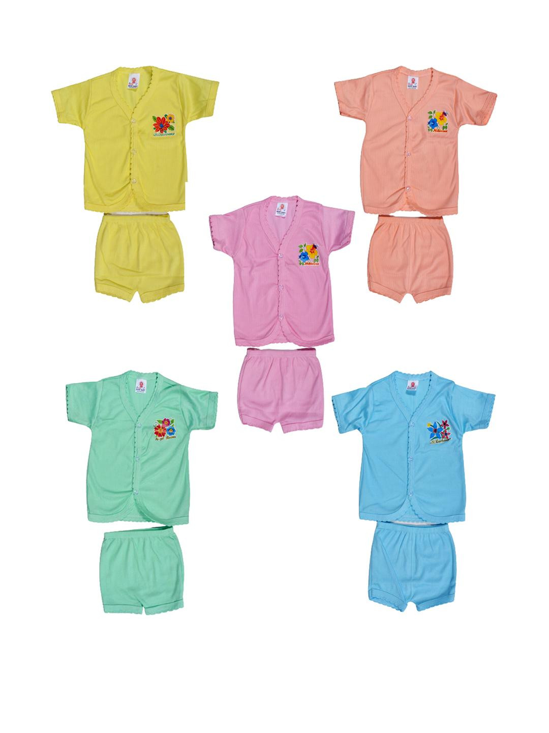 Veecap Set of 5 Baby Shirt and Shorts Set