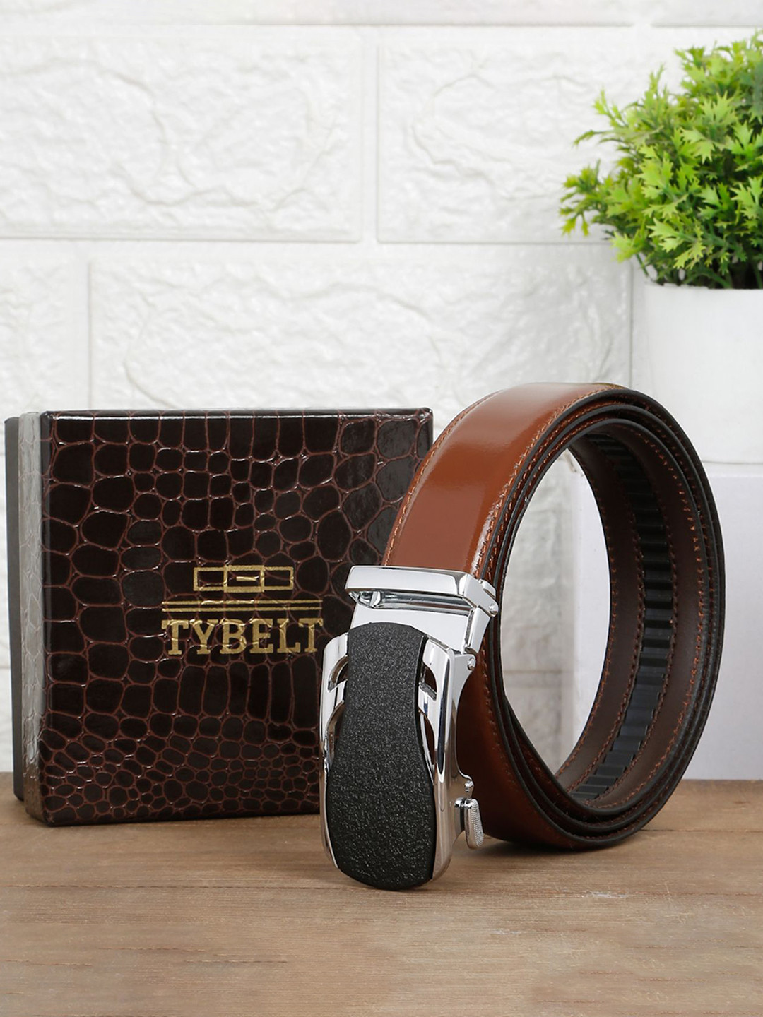 TYBELT Men Genunine Leather Wide Belt
