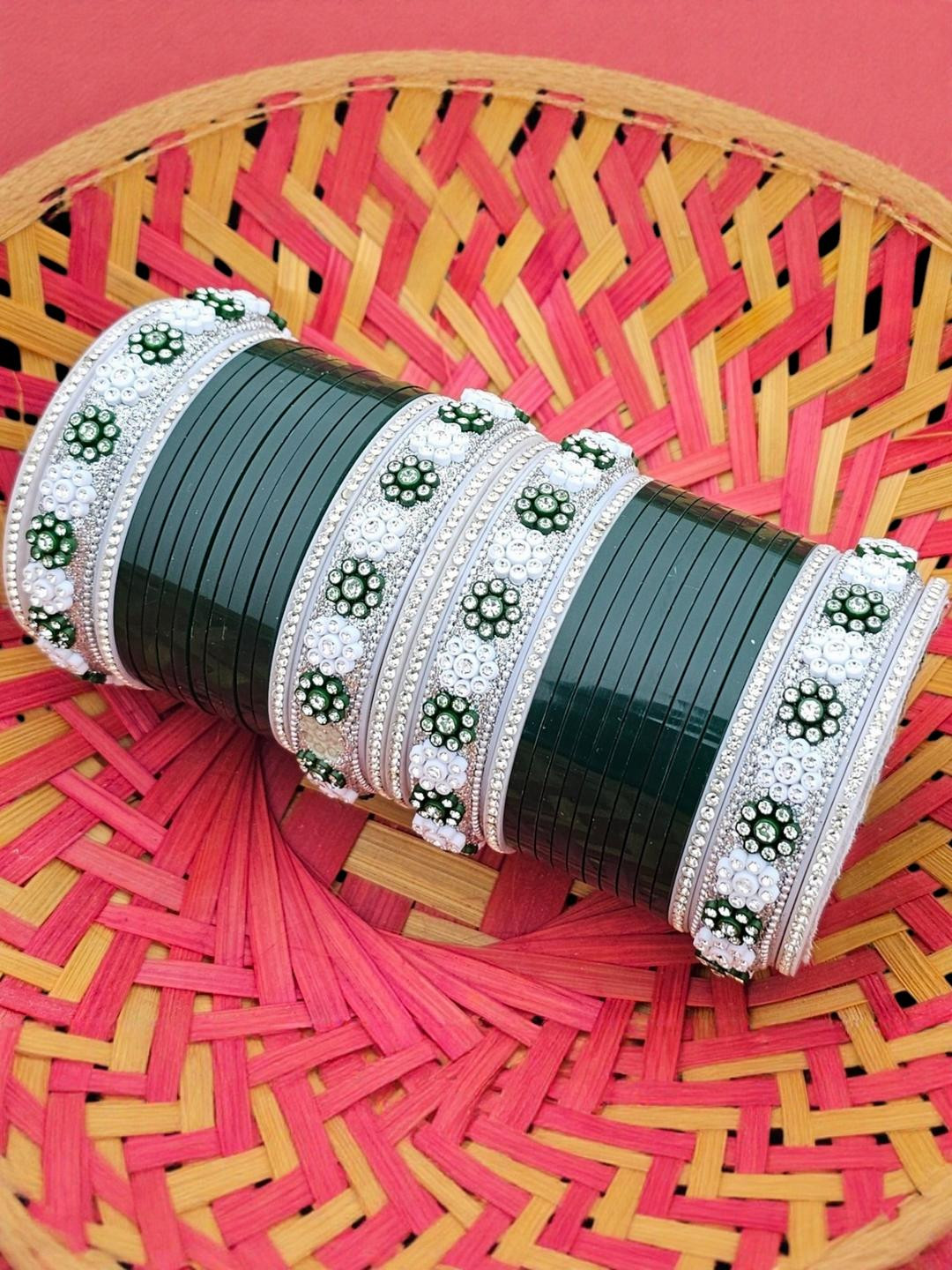 Mehpriye Green Alloy Bangle