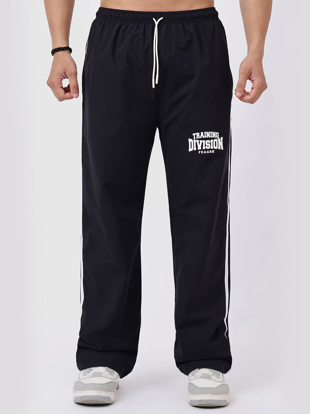 FUAARK Men Printed Gym Workout & Sports Tracks Track Pants