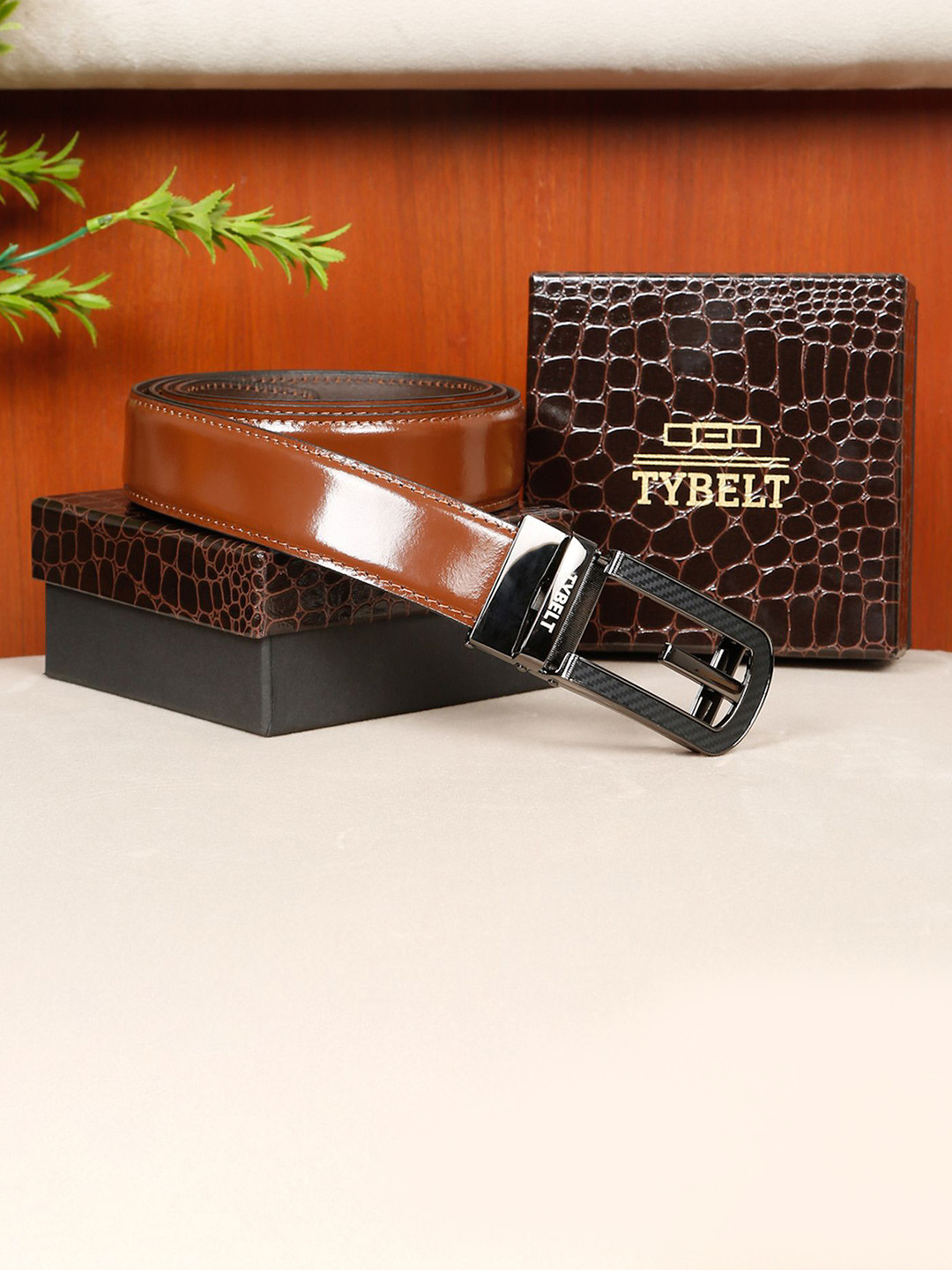 TYBELT Men Leather Formal Belt