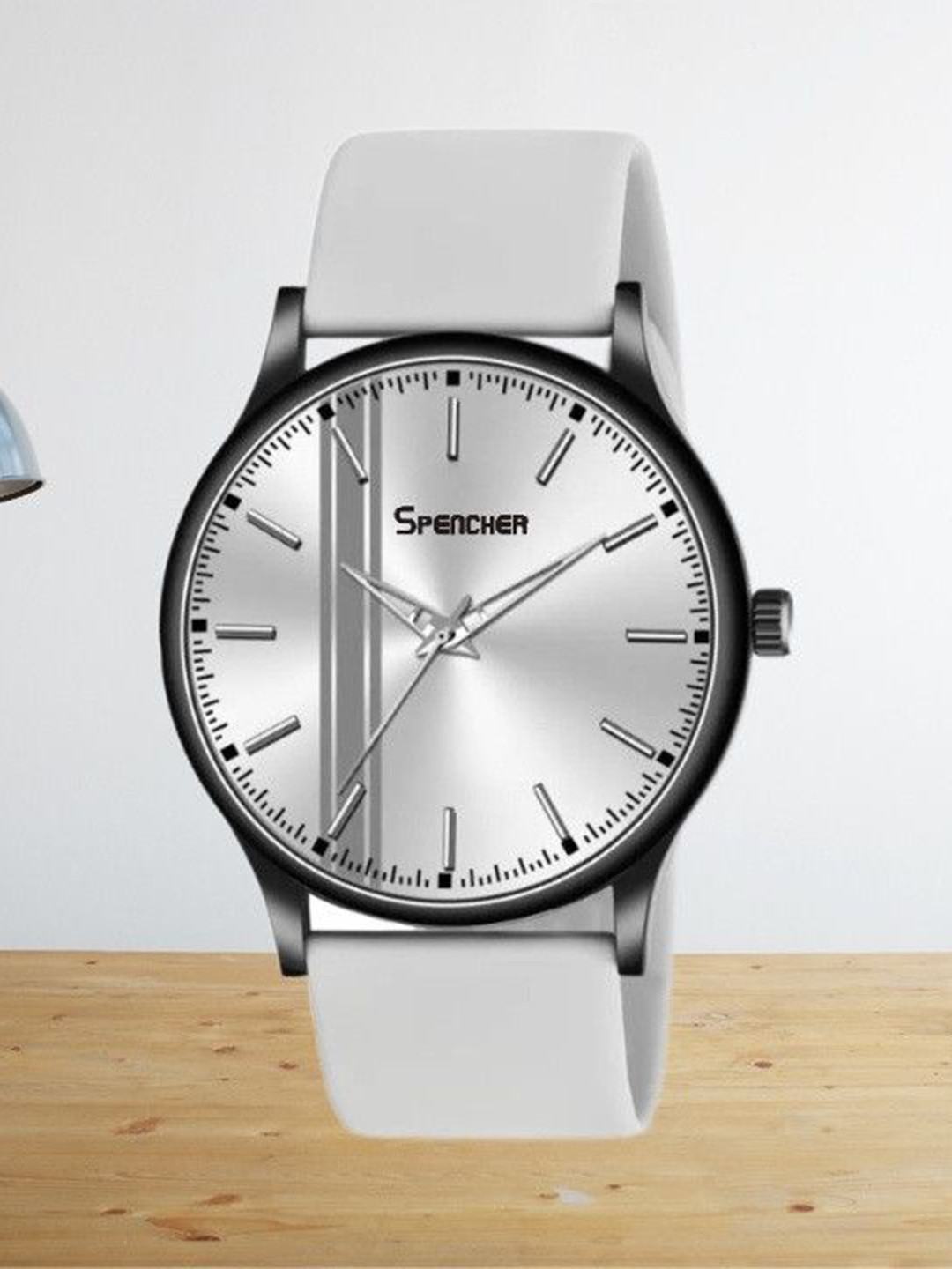 SPENCHER Men Analogue Multi Function Watch SW Dope Round Smart PVC Full Grey