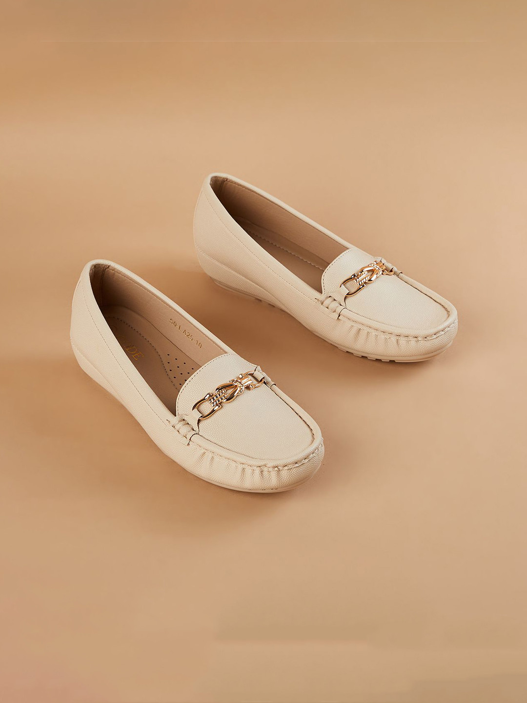 CODE by Lifestyle Women Slip-On Laser Cuts Horsebit Loafers