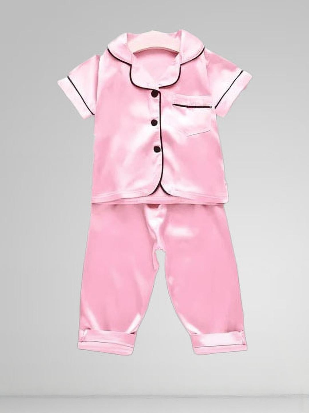 Kwikk Kids Lapel Collar Night suit