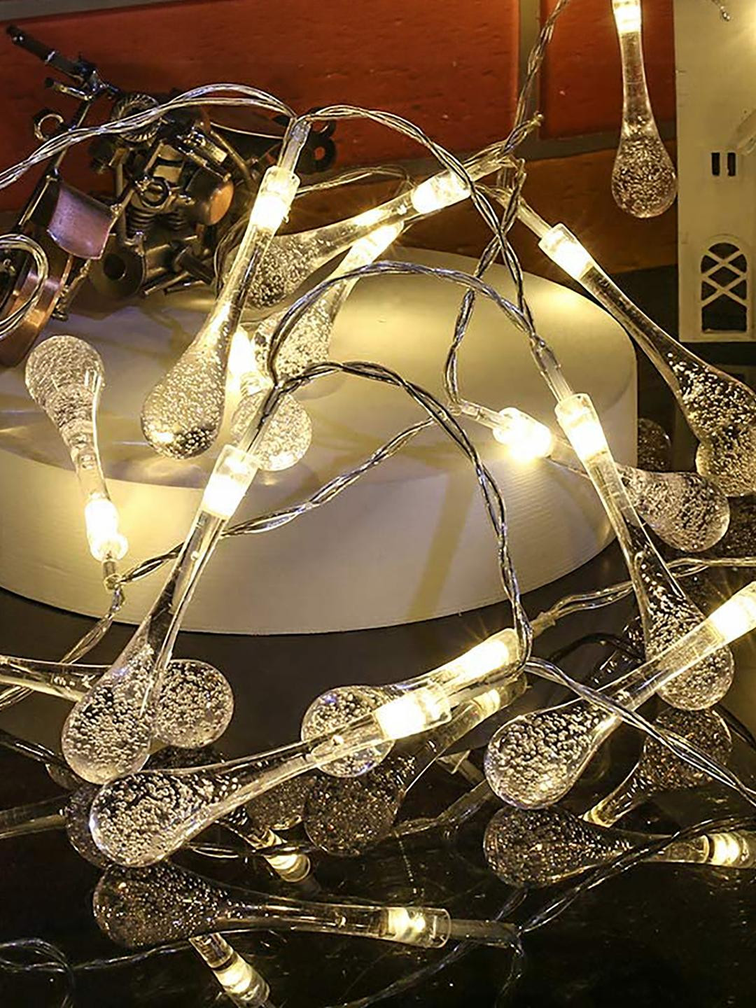Decorcity Waterdrop 10 LED String Lights