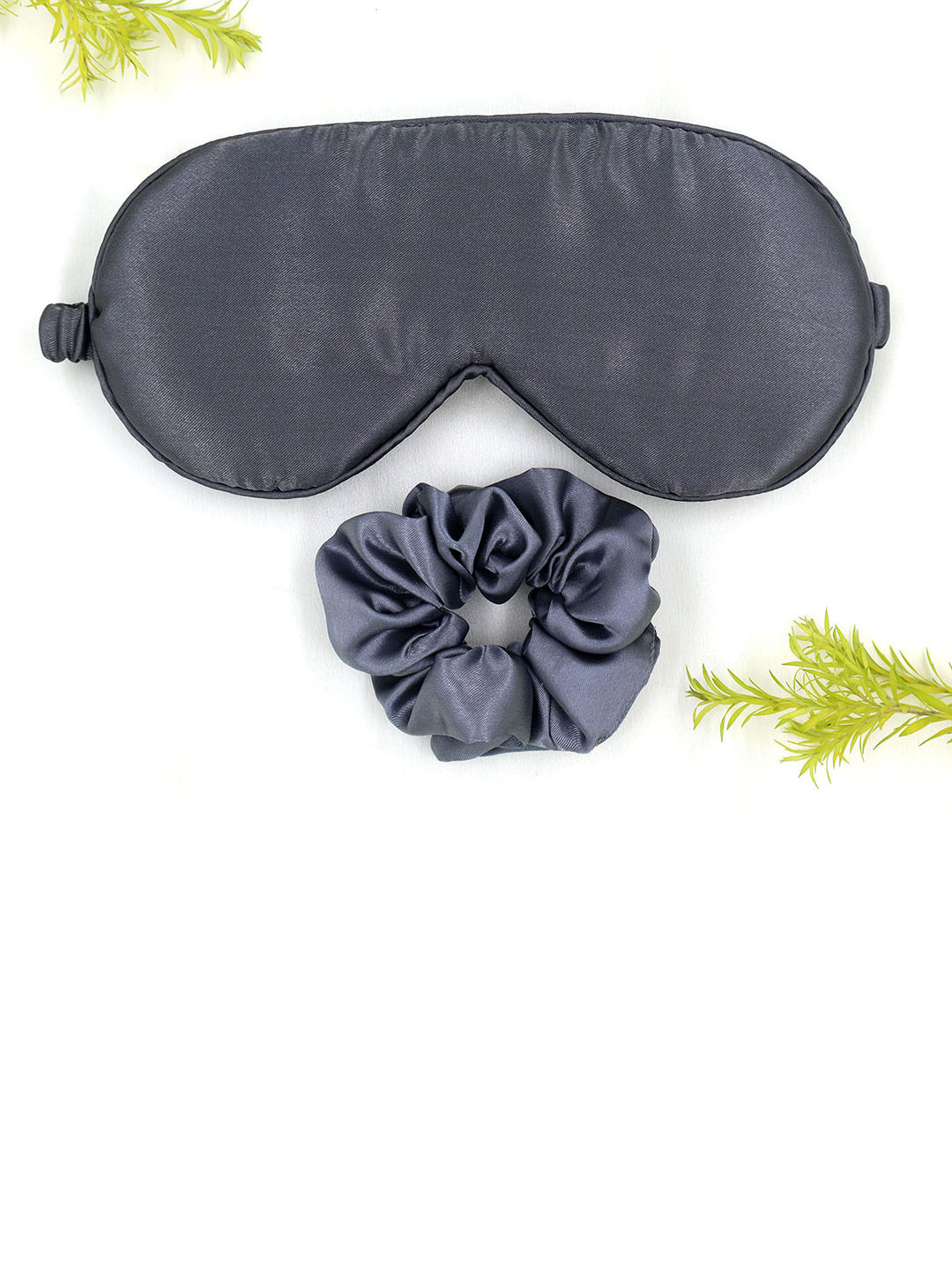 KLIYARA Women Solid Eye Mask With Scrunchies