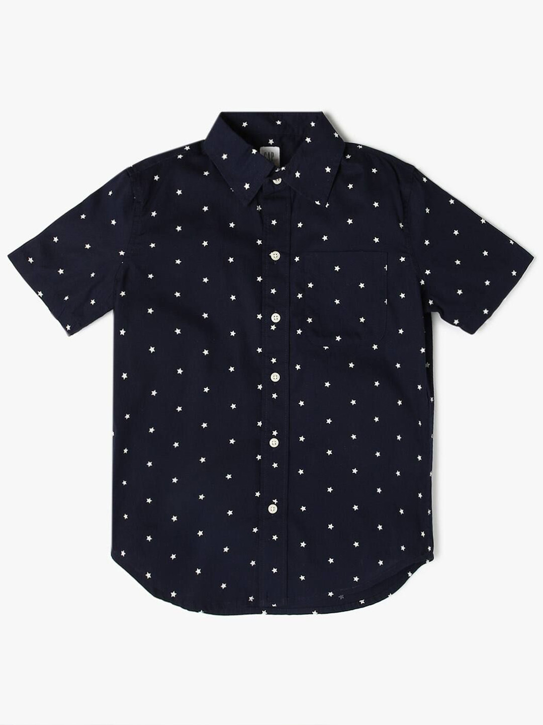 GAP Boys Star Printed Pure Cotton Spread Collar Casual Shirt