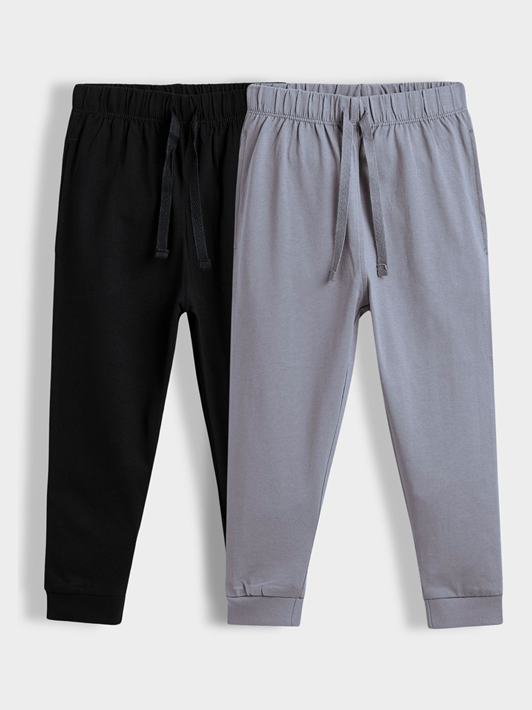 Orange Sugar Kids Pack of 2 Cotton Joggers