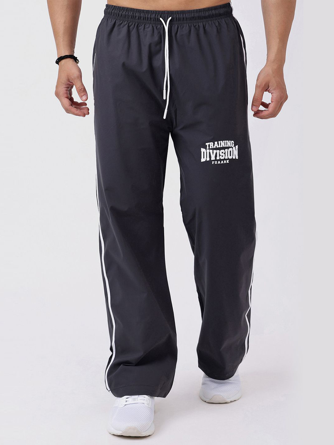FUAARK Men Printed Gym Workout & Sports Tracks Track Pants